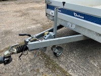 UNUSED DEBON 12ft x 6.1ft 3500KGS TWIN AXLE 3 WAY DROPSIDE TIPPING TRAILER - 8