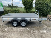 UNUSED HUMBAUR 10.2ft x 5.1ft 2000KGS TWIN AXLE TRAILER - 2