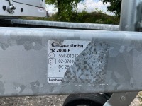 UNUSED HUMBAUR 10.2ft x 5.1ft 2000KGS TWIN AXLE TRAILER - 10