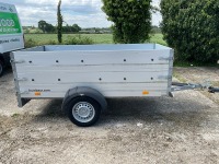 UNUSED HUMBAUR 8.5ft x 4.6ft x 2.6ft 750KGS SINGLE AXLE TRAILER - 2