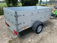 UNUSED HUMBAUR 8.5ft x 4.6ft x 2.6ft 750KGS SINGLE AXLE TRAILER - 3