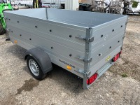 UNUSED HUMBAUR 8.5ft x 4.6ft x 2.6ft 750KGS SINGLE AXLE TRAILER - 5