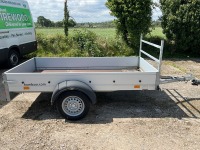 UNUSED HUMBAUR 8.5ft x 4.6ft 750KGS SINGLE AXLE TRAILER - 2