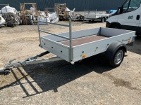 UNUSED HUMBAUR 8.5ft x 4.6ft 750KGS SINGLE AXLE TRAILER - 8