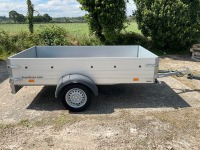 UNUSED HUMBAUR 8.5ft x 4.6ft 750KGS SINGLE AXLE TRAILER - 2