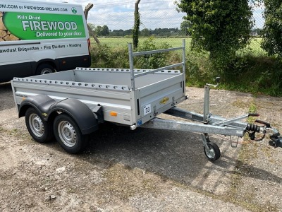 UNUSED HUMBAUR 10.2ft x 5.1ft 2000KGS TWIN AXLE TRAILER