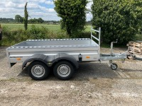 UNUSED HUMBAUR 10.2ft x 5.1ft 2000KGS TWIN AXLE TRAILER - 2