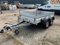 UNUSED HUMBAUR 10.2ft x 5.1ft 2000KGS TWIN AXLE TRAILER - 9