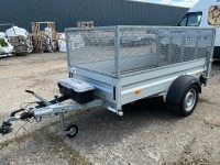 UNUSED HUMBAUR 8.5ft x 4.6ft 1300KGS SINGLE AXLE TRAILER - 8
