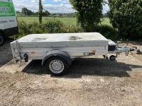 UNUSED HUMBAUR 8.5ft x 4.6ft 130KGS SINGLE AXLE TRAILER - 2