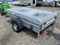 UNUSED HUMBAUR 8.5ft x 4.6ft 130KGS SINGLE AXLE TRAILER - 5