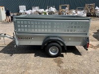 UNUSED NUGENT 7.5ft x 4.7ft 750KGS SINGLE AXLE TRAILER - 7