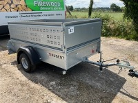 UNUSED NUGENT 7.5ft x 4.7ft 750KGS SINGLE AXLE TRAILER