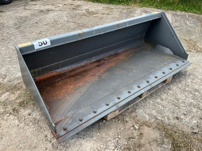 APPROX 6.9ft UNUSED BUCKET TO SUIT SKID STEER LOADER