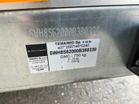 UNUSED TEMERAD PRO 6.11ft x 4.6ft 750KGS SINGLE AXLE CAMPING TRAILER - 13