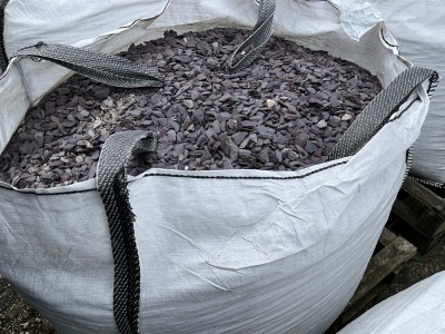 1 TON PLUM SLATE 6mm-14mm