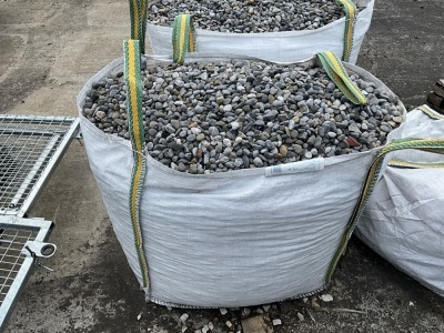 500KGS OCEAN BLUE PEBBLES 20mm