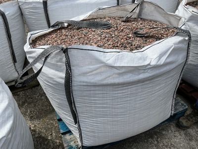 1 TON RED GRAVEL 6mm-10mm