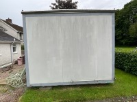 APPROX. 40ft x 10ft STEEL CLAD SITE HUT - 2
