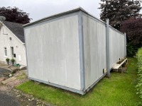 APPROX. 40ft x 10ft STEEL CLAD SITE HUT - 3