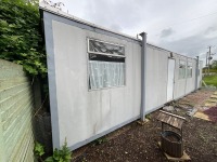 APPROX. 40ft x 10ft STEEL CLAD SITE HUT - 4