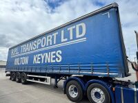 MONTRACON 45ft TRI AXLE CURTAINSIDE TRAILER ON AIR