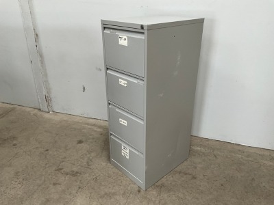 BISLEY 4 DRAWER FILING CABINET