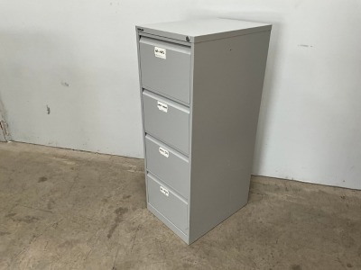 BISLEY 4 DRAWER FILING CABINET