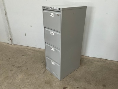 BISLEY 4 DRAWER FILING CABINET