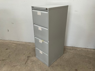 BISLEY 4 DRAWER FILING CABINET