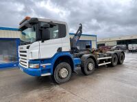 SCANIA P340 8x4 32 TON HOOK LOADER - 4