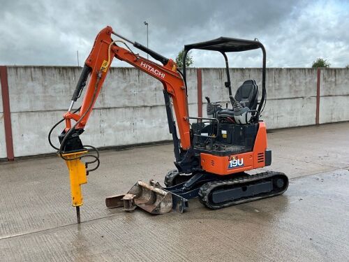 HITACHI ZAXIS ZX19U-6 1.9 TON MINI DIGGER
