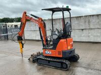 HITACHI ZAXIS ZX19U-6 1.9 TON MINI DIGGER - 3
