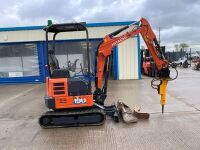 HITACHI ZAXIS ZX19U-6 1.9 TON MINI DIGGER - 12