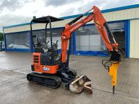 HITACHI ZAXIS ZX19U-6 1.9 TON MINI DIGGER - 17