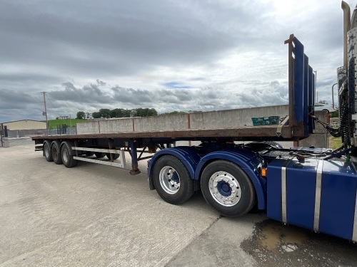 SDC 45FT 39 TON TRI AXLE FLAT TRAILER