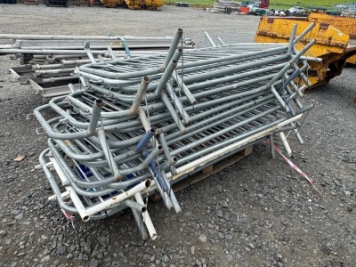 APPROX. 22No. GALVANISED PEDESTRAIN BARRIERS