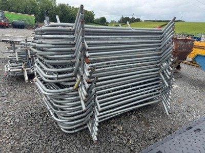 APPROX. 35No. GALVANISED PEDESTRAIN BARRIERS