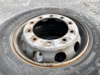3No. 10 STUD RIMS & PART WORN TYRES - 2