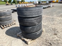 4No. 10 STUD RIMS & PART WORN TYRES