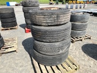 4No. 10 STUD RIMS & PART WORN TYRES