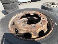 4No. 10 STUD RIMS & PART WORN TYRES - 2