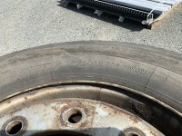 4No. 10 STUD RIMS & PART WORN TYRES - 3