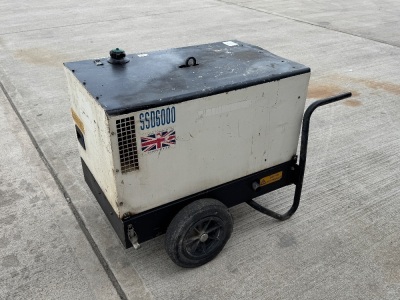 STEPHILL SD6000 6KVA MOBILE DIESEL GENERATOR