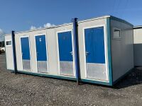 APPROX. 24ft x 12ft STEEL CLAD COMBI TOILET SHOWER BLOCK - 3