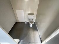 APPROX. 24ft x 12ft STEEL CLAD COMBI TOILET SHOWER BLOCK - 25