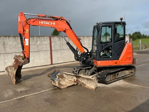 HITACHI ZAXIS ZX65USB-5A 6.5 TON MIDI EXCAVATOR 