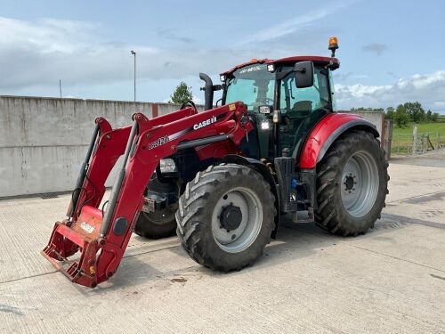 CASE LUXXUM 120 4WD TRACTOR & FRONT LOADER