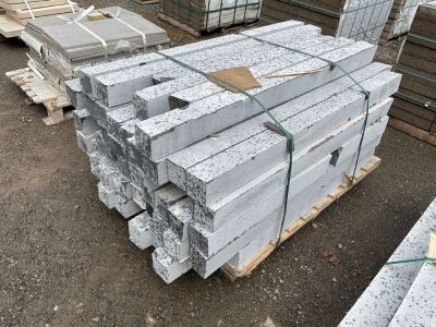 PALLET TO INC. APPROX 75m IRISH BLUE LIMESTONE KERBS 