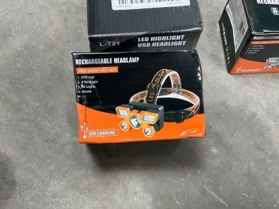 UNUSED 1No. UNUSED LED HEADLIGHT 